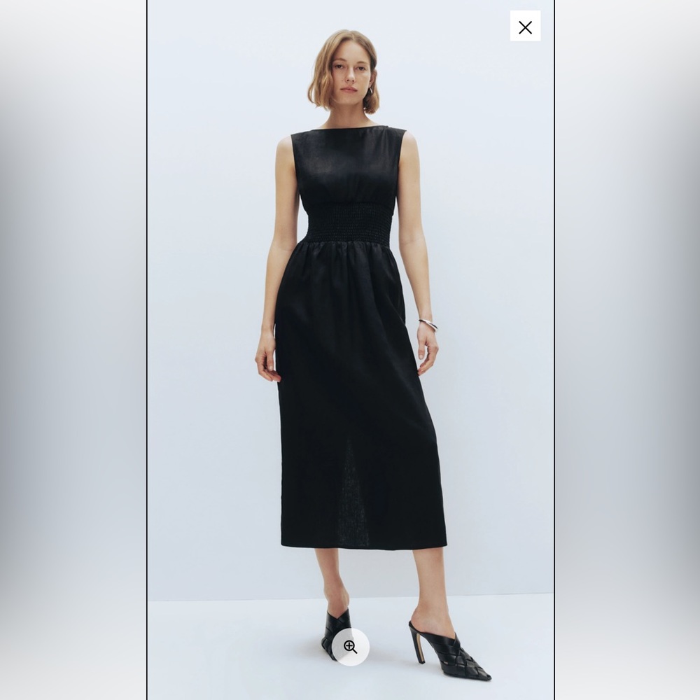 Reformation Davie Linen Dress